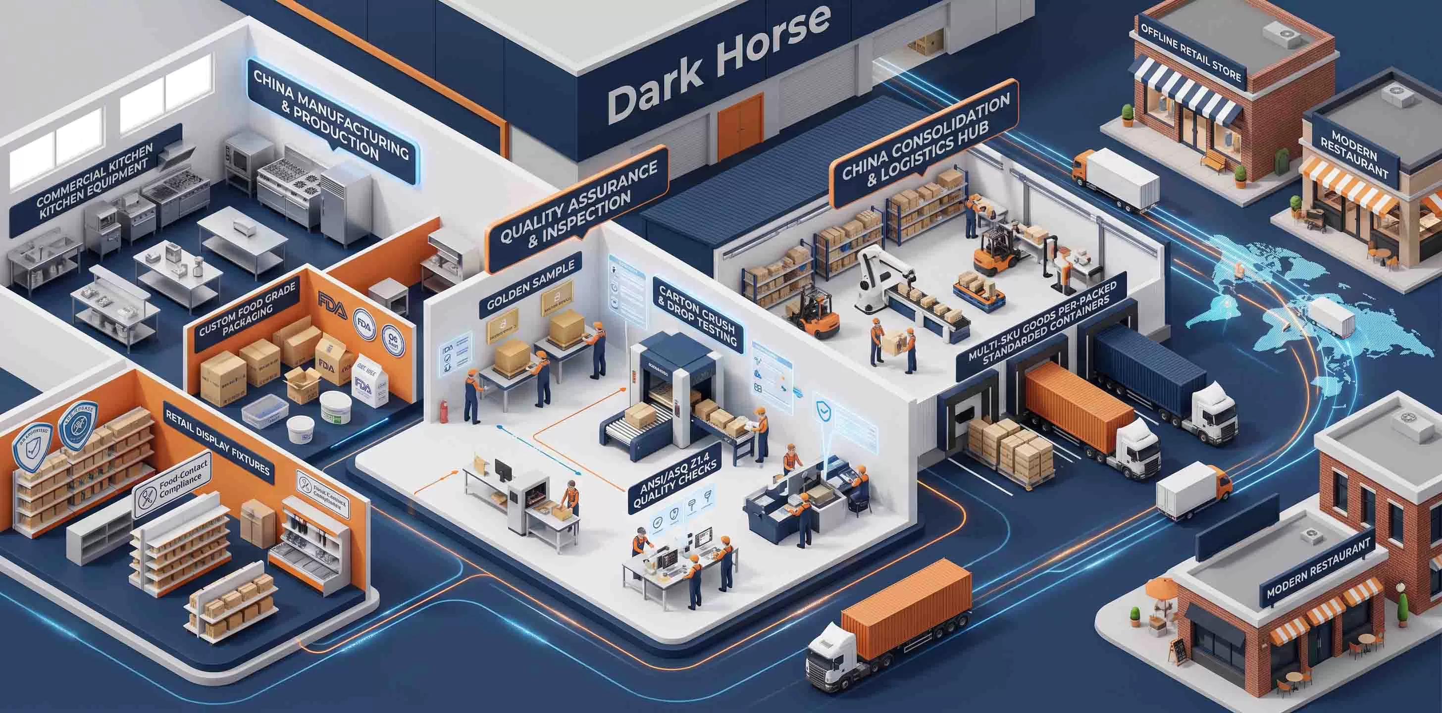 China Sourcing for Restaurants, Distributors, and Offline Retailers: Repeat Order & Quality Playbook